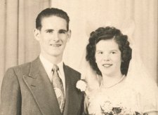 Photo of Wayne's parents, 1948