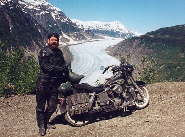 Photo of Wayne at Salmon Glacier Photo of Wayne at Salmon Glacier