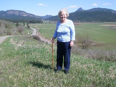 Photo of Mary at Lumby, 2009